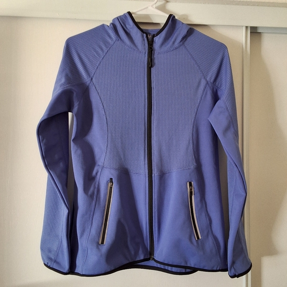 CALI SPORT Jackets & Blazers - Cali Sport Full Zip Front Hoodie Atleisure Jacket Size M